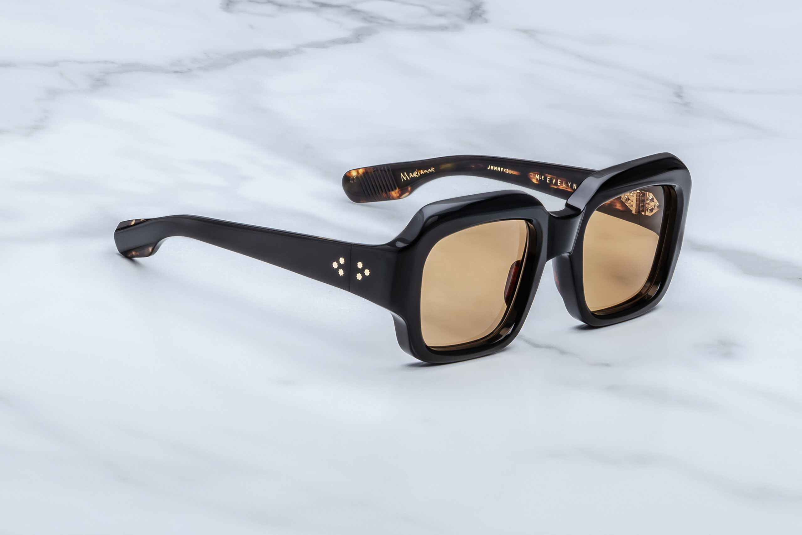 Sunglasses Model Evelyn in Color Monday Monday with Sepia Lenses from Jacques Marie Mage's collection