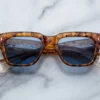 Sunglasses Model Fellini in Color Cairo with Cerulean CR39 lenses from Jacques Marie Mage