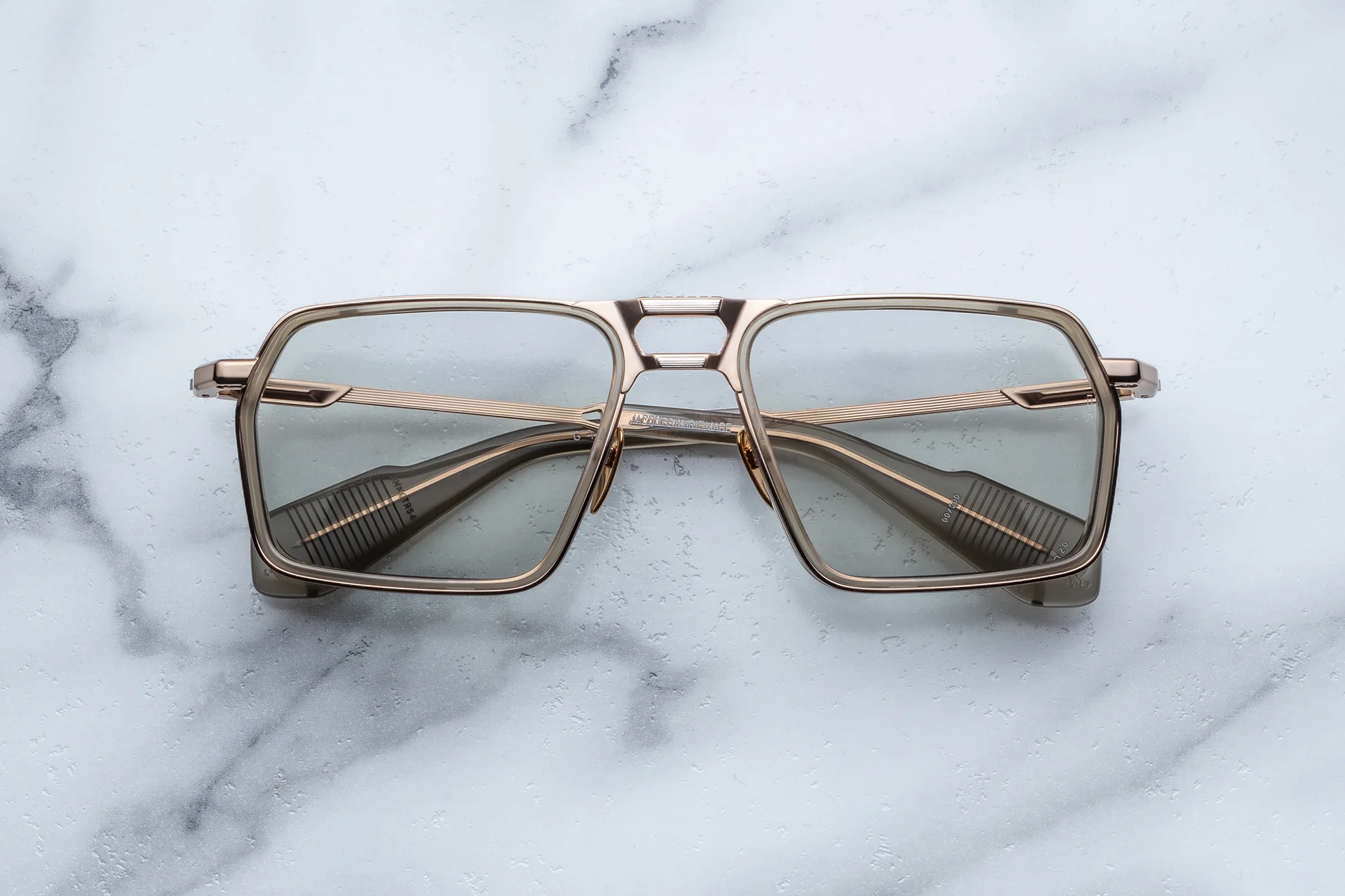 Sunglasses Model GT-R in color Altan with Mist CR39 Lenses from Jacques Marie Mage