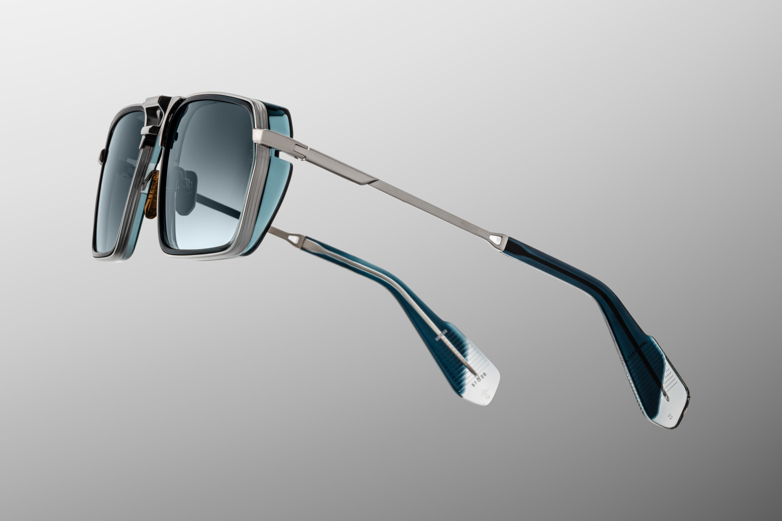 Sunglasses Model GT-R in color Atlantic with Midnight Gradient CR39 Lenses from Jacques Marie Mage