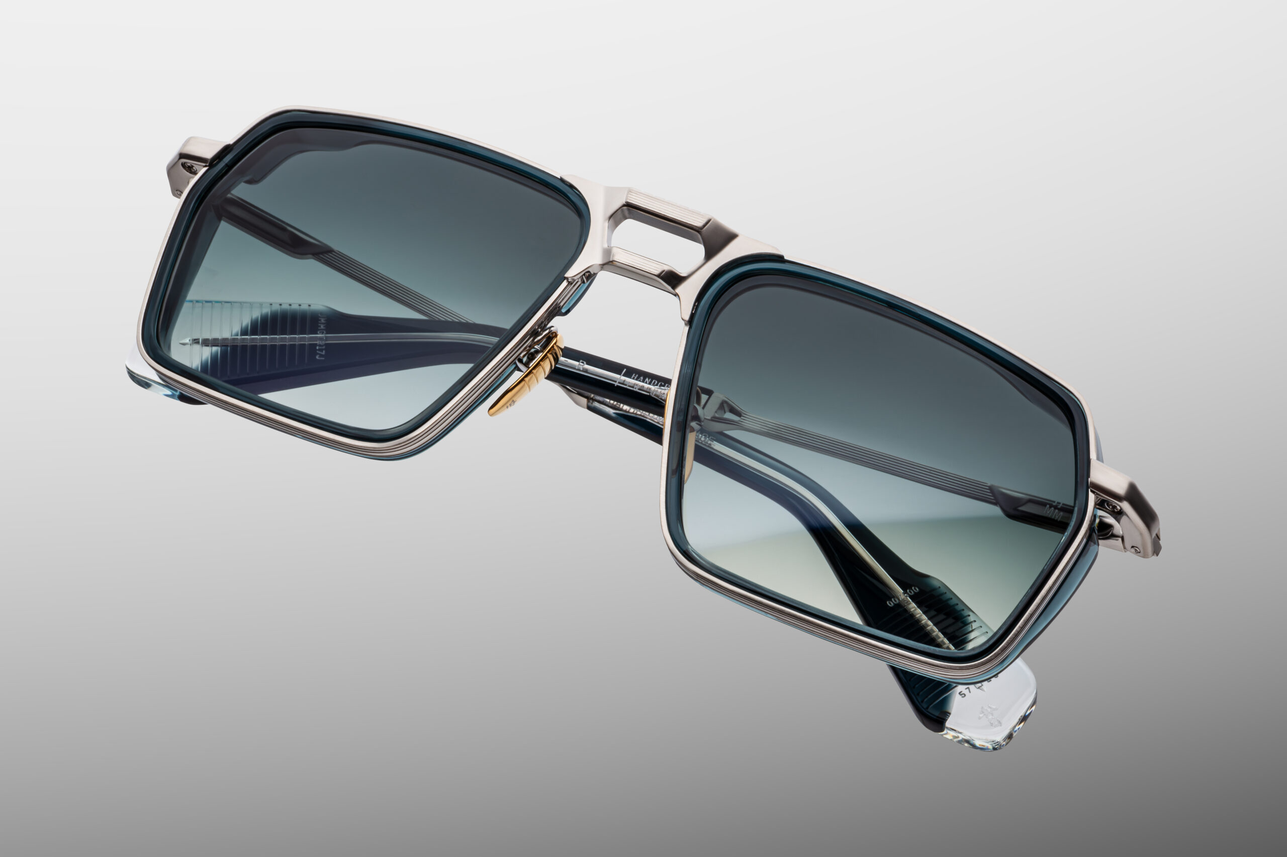 Sunglasses Model GT-R in color Atlantic with Midnight Gradient CR39 Lenses from Jacques Marie Mage