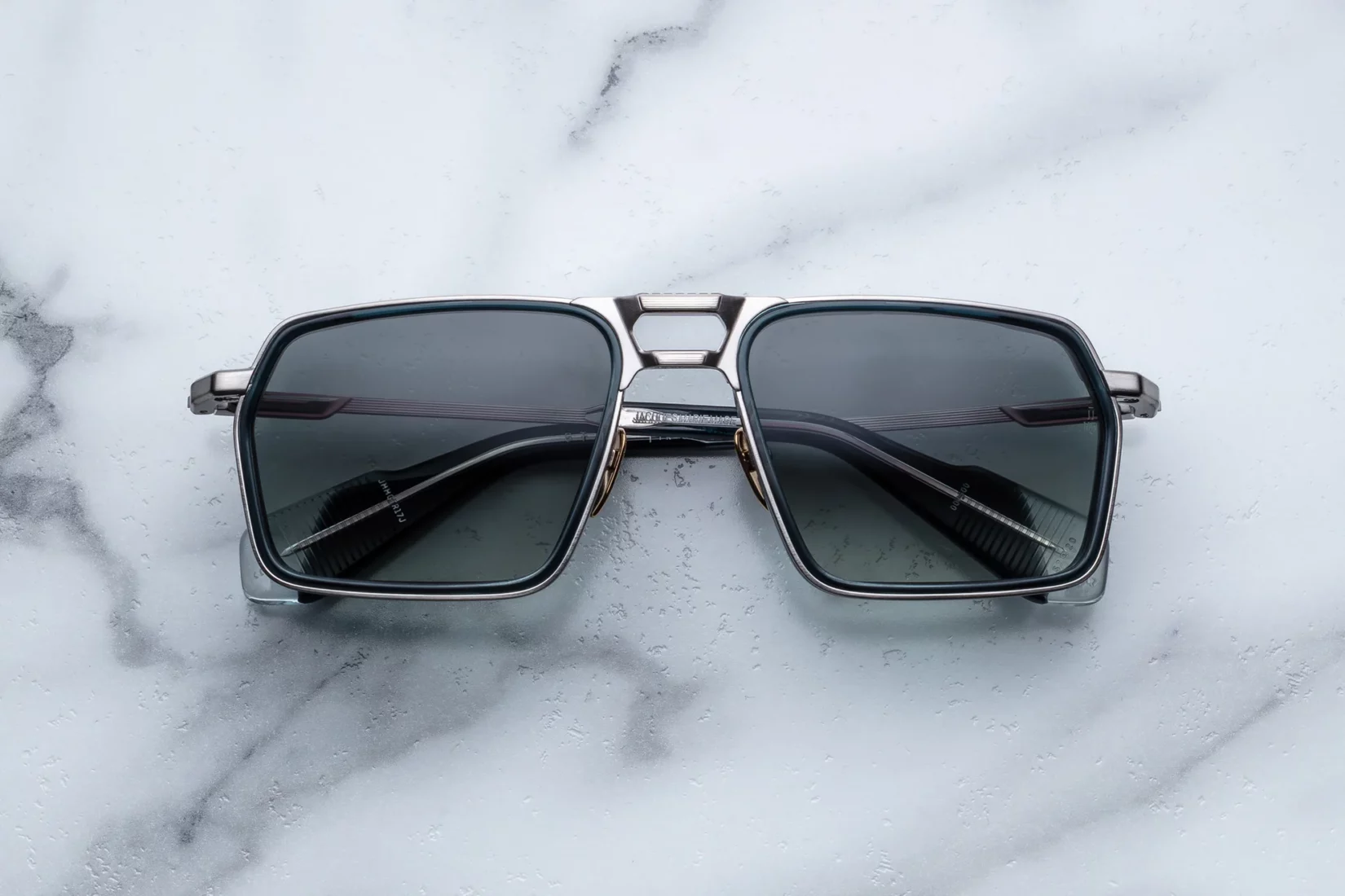 Sunglasses Model GT-R in color Atlantic with Midnight Gradient CR39 Lenses from Jacques Marie Mage