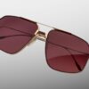 Sunglasses Model Jagger in Color Champagne with Mahogany Gradient lenses from Jacques Marie Mage