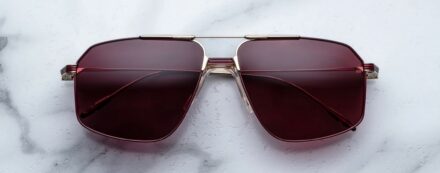 Sunglasses Model Jagger in Color Champagne with Mahogany Gradient lenses from Jacques Marie Mage