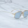 Sunglasses Model Jagger in Color Ciel with Blue Gradient lenses from Jacques Marie Mage