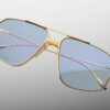 Sunglasses Model Jagger in Color Ciel with Blue Gradient lenses from Jacques Marie Mage