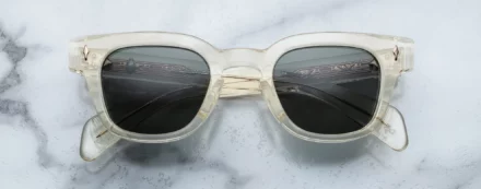 Sunglasses Model Julien in Color Brut With Spruce lenses from Jacques Marie Mage