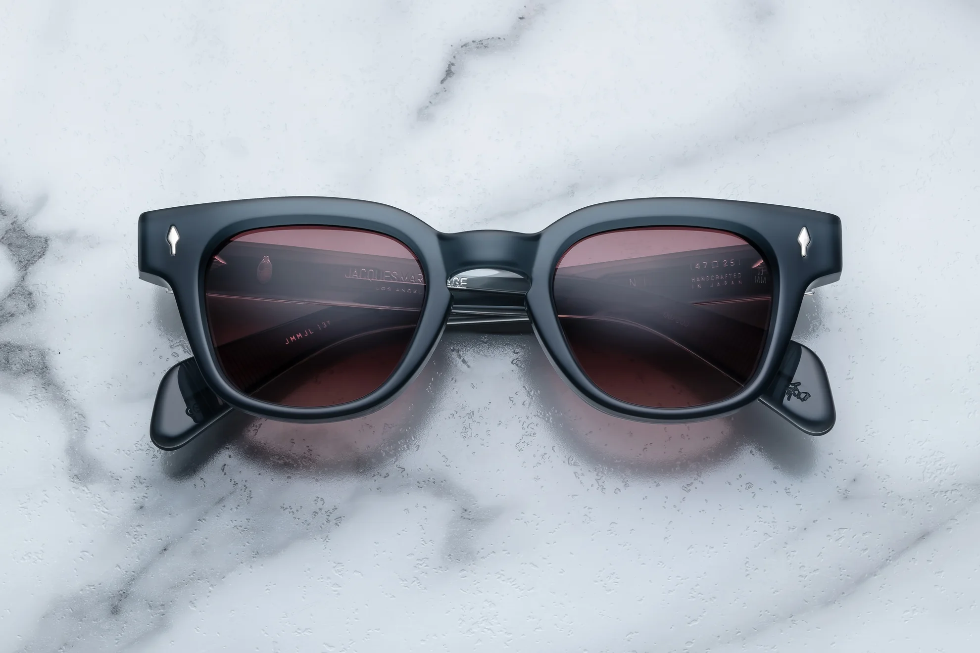 Sunglasses Model Julien in Color Mink With Heather Gradient lenses from Jacques Marie Mage