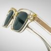 Sunglasses Model Molino 55 in Color Brut with Spruce lenses from Jacques Marie Mage