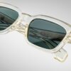 Sunglasses Model Molino 55 in Color Brut with Spruce lenses from Jacques Marie Mage