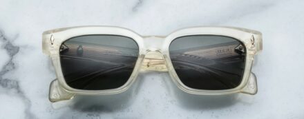Sunglasses Model Molino 55 in Color Brut with Spruce lenses from Jacques Marie Mage
