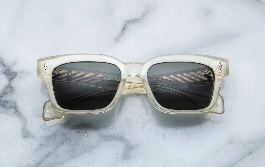 Sunglasses Model Molino 55 in Color Brut with Spruce lenses from Jacques Marie Mage