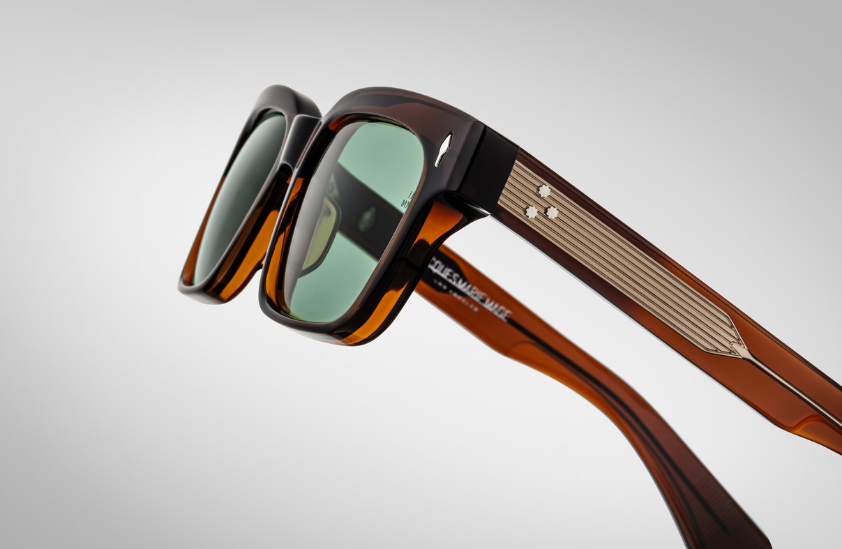 Sunglasses Model Molino 55 in Color Zoltar with Vintage Green lenses from Jacques Marie Mage