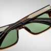 Sunglasses Model Molino 55 in Color Zoltar with Vintage Green lenses from Jacques Marie Mage