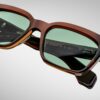 Sunglasses Model Molino 55 in Color Zoltar with Vintage Green lenses from Jacques Marie Mage