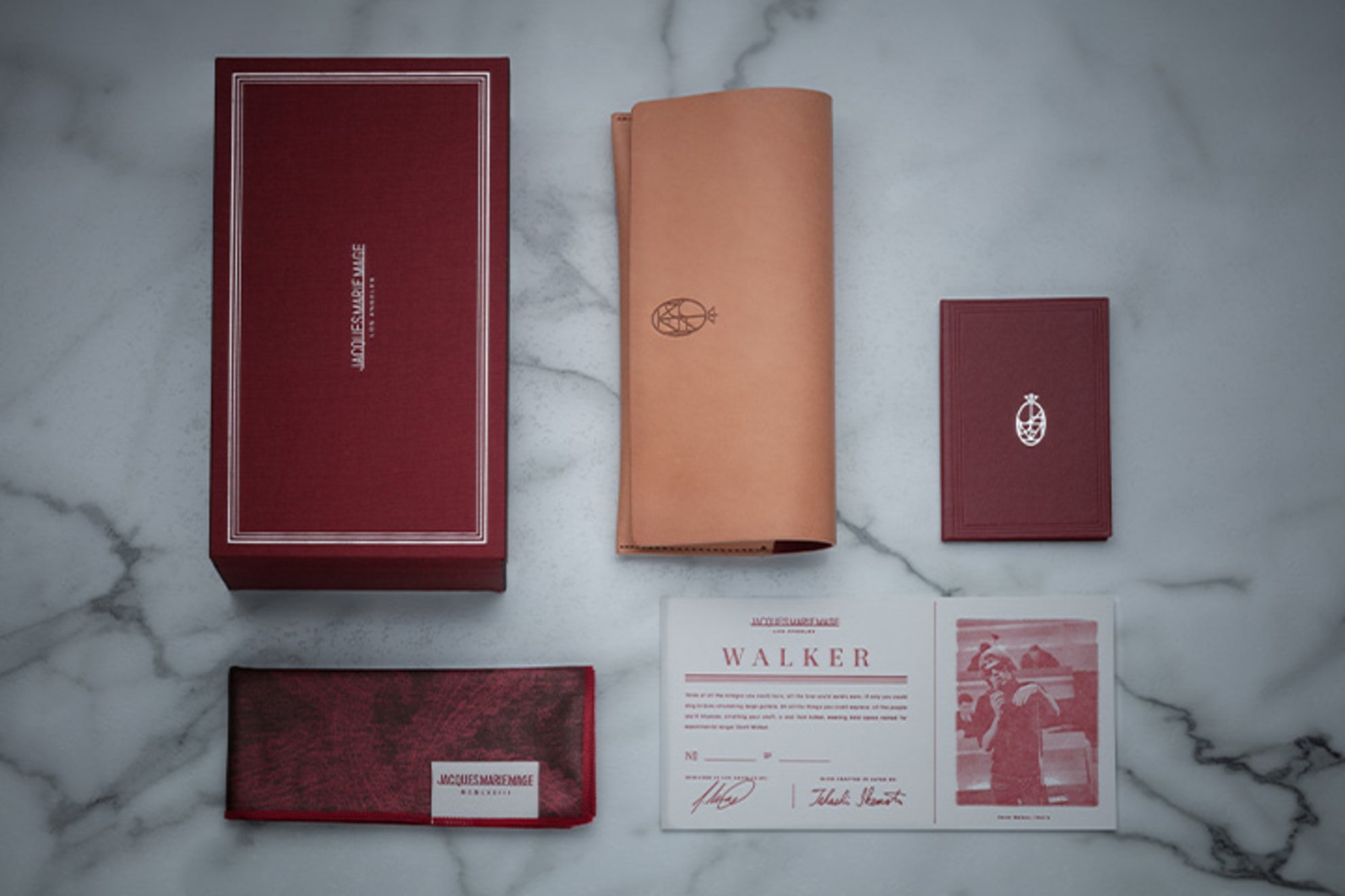 Jacques Marie Mage Ciraca collection Packaging (leather sleeve)