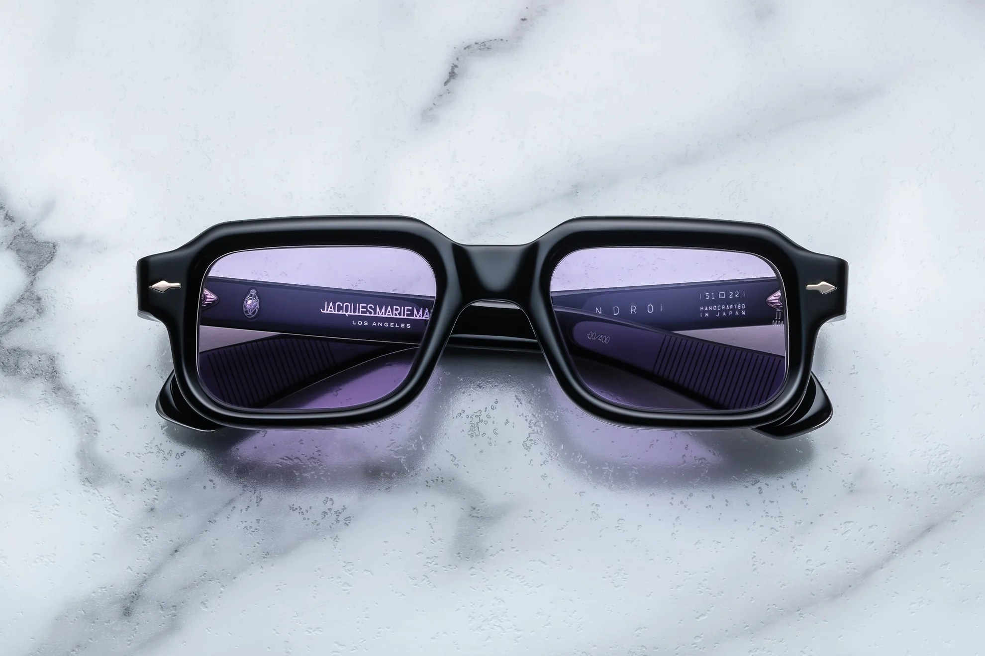 Sunglasses Model Sandro in Color Maverick with Iris CR39 lenses from Jacques Marie Mage