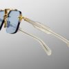 Sunglasses Model Silverton in color Ciel with Baby Blue Lenses from Jacques Marie Mage