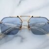 Sunglasses Model Silverton in color Ciel with Baby Blue Lenses from Jacques Marie Mage