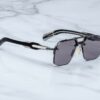 Sunglasses Model Silverton in color Raven with Charcoal Lenses from Jacques Marie Mage