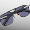 Sunglasses Model Silverton in color Raven with Charcoal Lenses from Jacques Marie Mage