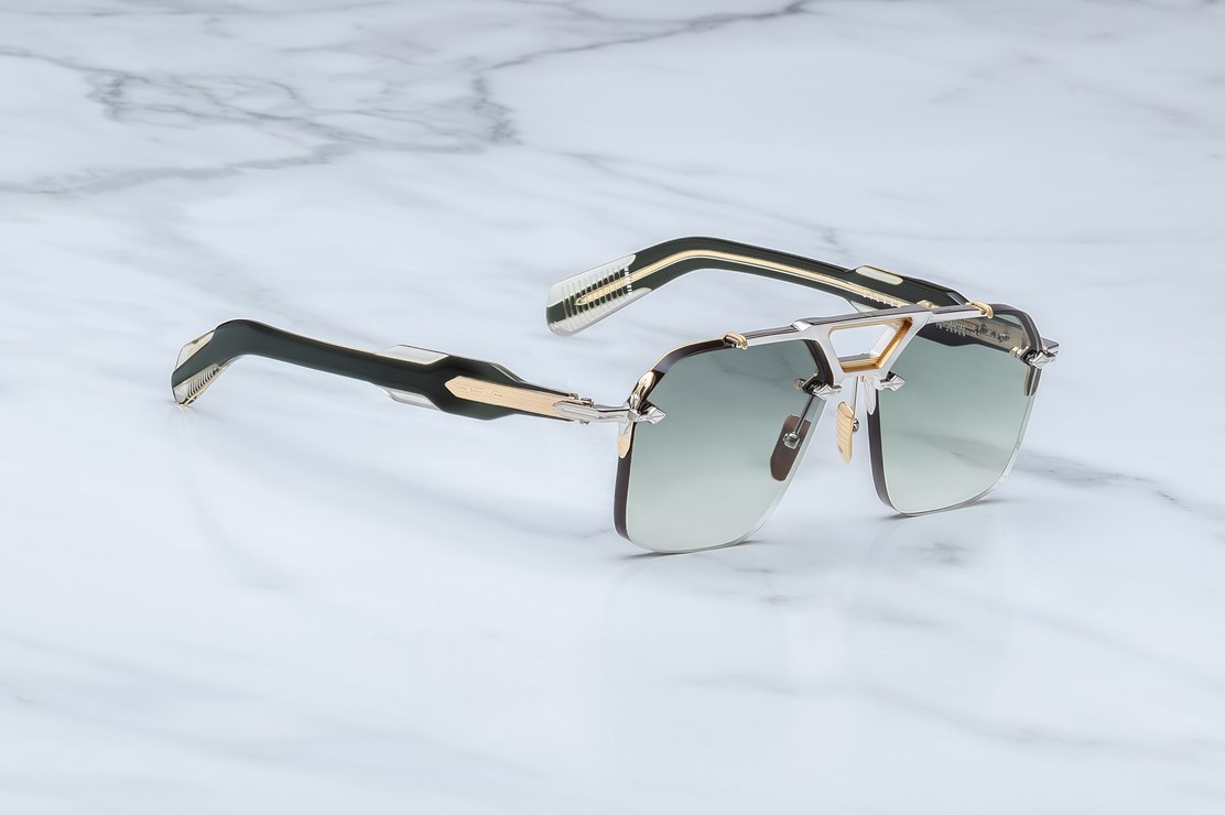 Sunglasses Model Silverton in color Viper with Forest Gradient Lenses from Jacques Marie Mage