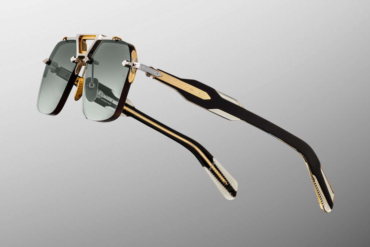 Sunglasses Model Silverton in color Viper with Forest Gradient Lenses from Jacques Marie Mage