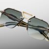 Sunglasses Model Silverton in color Viper with Forest Gradient Lenses from Jacques Marie Mage