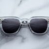 Sunglasses Model Vendome in Color Sulfur with Charcoal lenses from Jacques Marie Mage