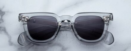 Sunglasses Model Vendome in Color Sulfur with Charcoal lenses from Jacques Marie Mage