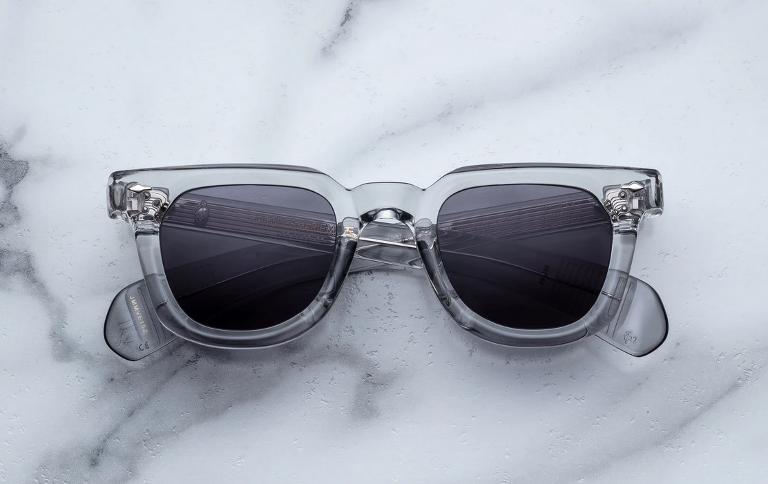 Sunglasses Model Vendome in Color Sulfur with Charcoal lenses from Jacques Marie Mage