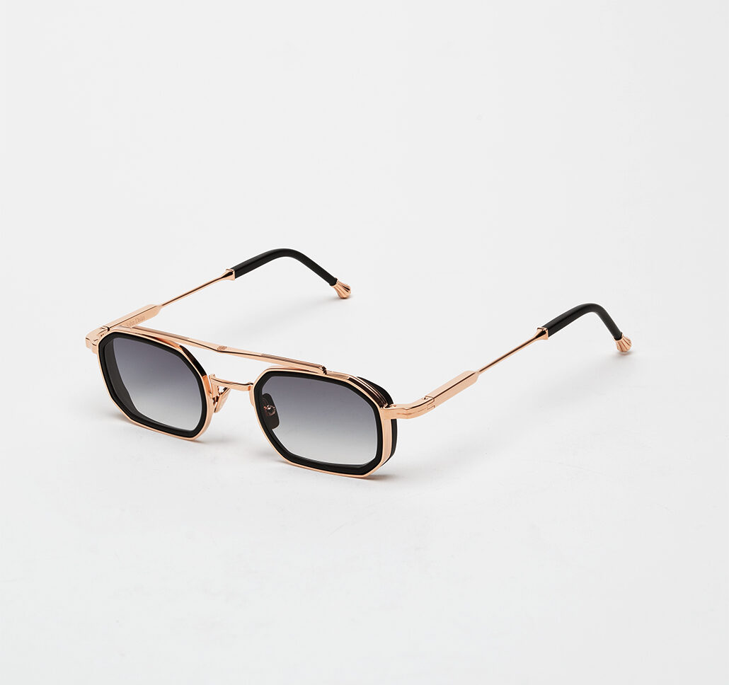 Sunglasses Model Anthony in C114 with grey gradient lenses from John Dalia