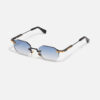 Sunglasses Model Curtis in Color C454 with Light Blue Gradient lenses from John Dalia