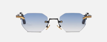 Sunglasses Model Curtis in Color C454 with Light Blue Gradient lenses from John Dalia