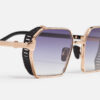 Sunglasses Model Dennis in C417 with Dark Blue Gradient lenses from John Dalia