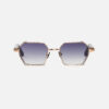 Sunglasses Model Dennis in C417 with Dark Blue Gradient lenses from John Dalia