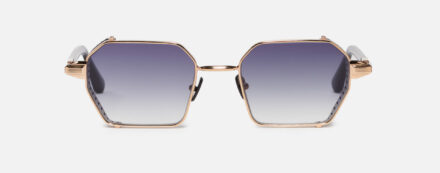 Sunglasses Model Dennis in C417 with Dark Blue Gradient lenses from John Dalia