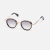 Sunglasses Model Gina in color C105 with grey gradient lenses from John Dalia
