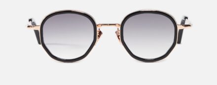 Sunglasses Model Gina in color C105 with grey gradient lenses from John Dalia