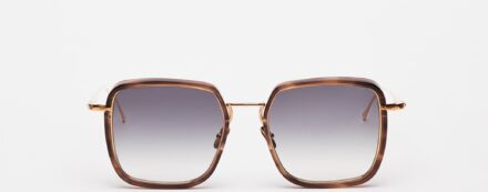 Sunglasses Model Mariah in C126 with grey gradient lenses from John Dalia