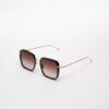Sunglasses model Mariah in color C104 with Brown gradient lenses from John Dalia