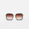 Sunglasses model Mariah in color C104 with Brown gradient lenses from John Dalia
