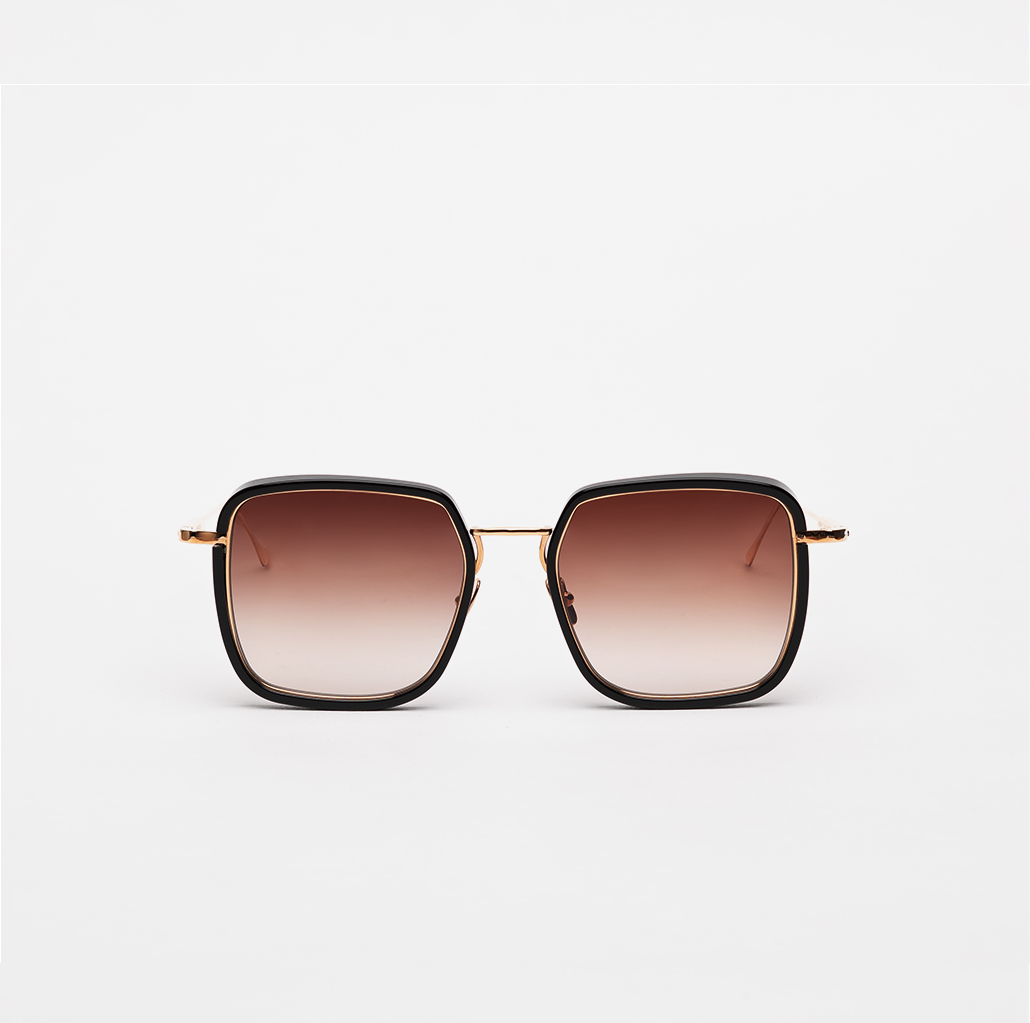 Sunglasses model Mariah in color C104 with Brown gradient lenses from John Dalia