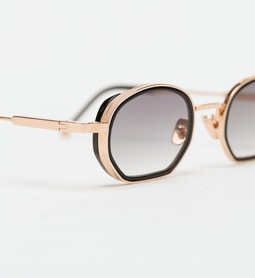 Sunglasses Model Matt in C105 with Grey Gradient lenses from John Dalia