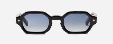 Sunglasses Model Project05 in C101 with clear blue gradient lenses from John Dalia