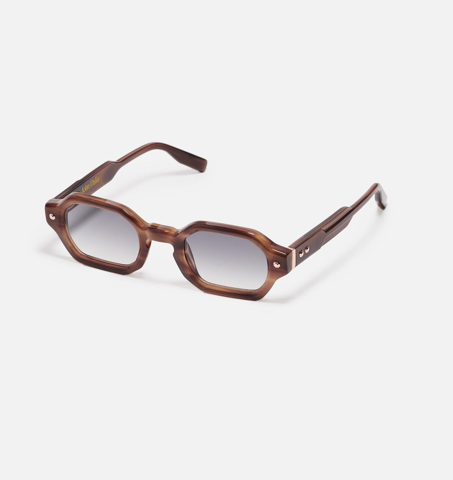 Sunglasses Model Project05 in C126 with grey gradient lenses from John Dalia