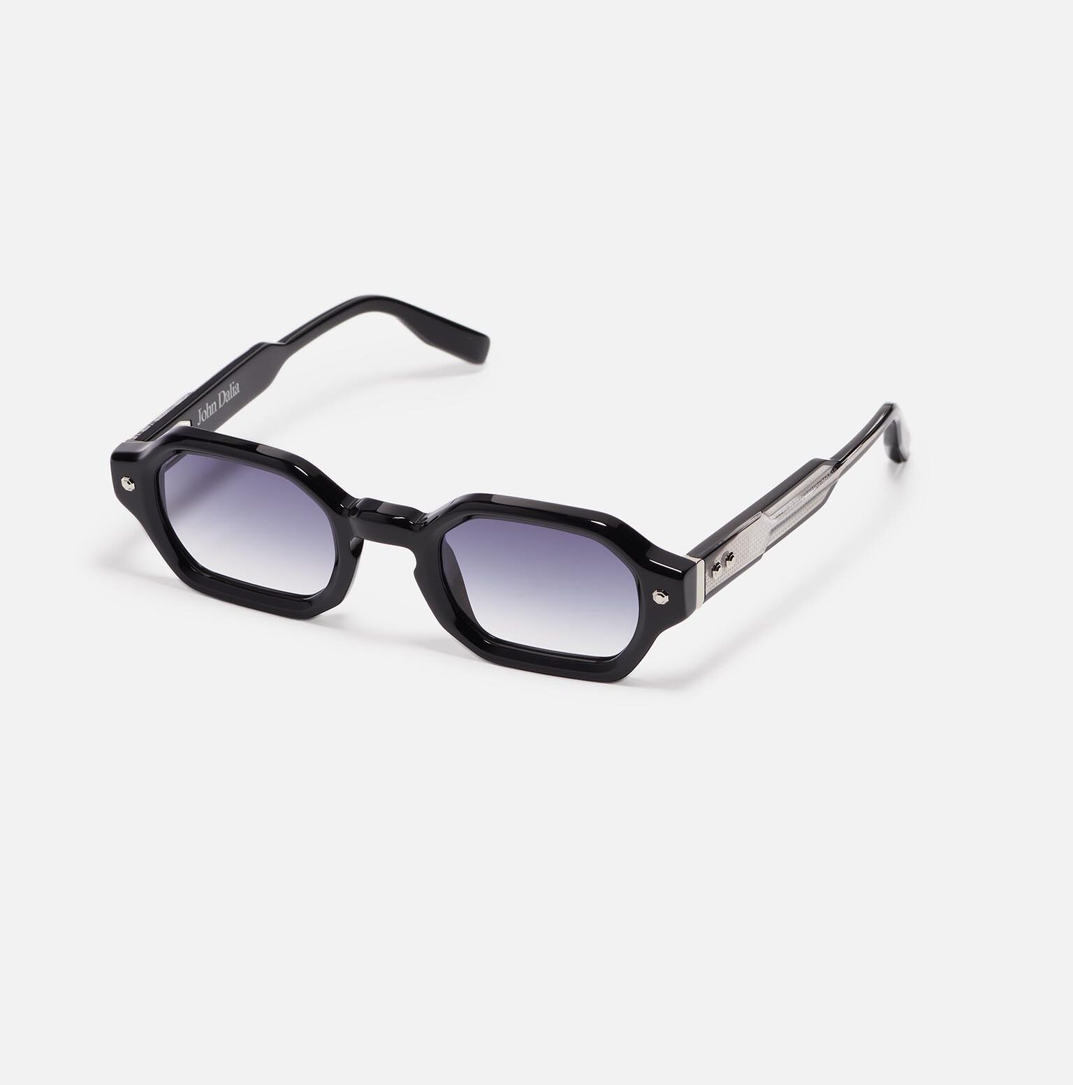 Sunglasses Model Project05 in C605 with dark blue gradient lenses from John Dalia