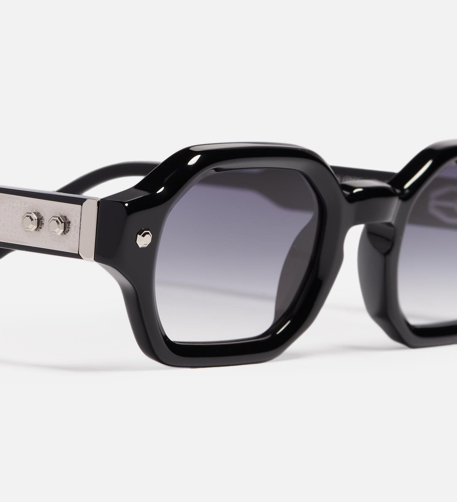 Sunglasses Model Project05 in C605 with dark blue gradient lenses from John Dalia