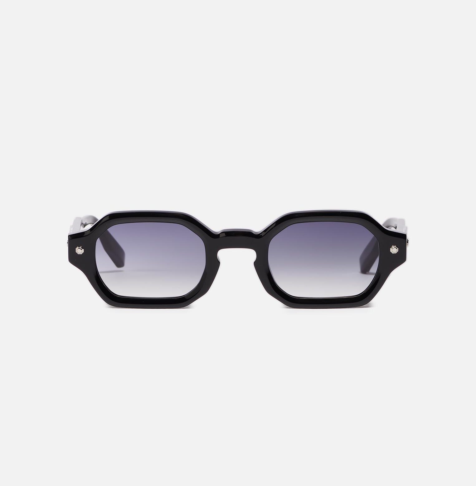 Sunglasses Model Project05 in C605 with dark blue gradient lenses from John Dalia