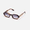 Sunglasses Model Project05 in C642 with dark blue gradient lenses from John Dalia